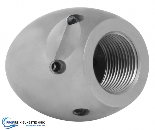 RR-Düse Ei-Form 3/4" Innengewinde / Für Rohrdurchmesser 120 - 250mm / Außendurchmesser 50mm / Länge 70mm